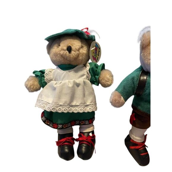 New Sunny Toys Kids Multicolor Boy Girl Teddy Bear German Outfit Plushy Set 9" - Picture 8 of 12